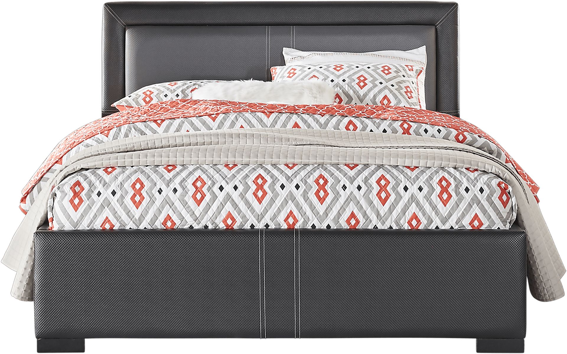 Columbus Avenue 3 Pc Queen Upholstered Bed - Image 1