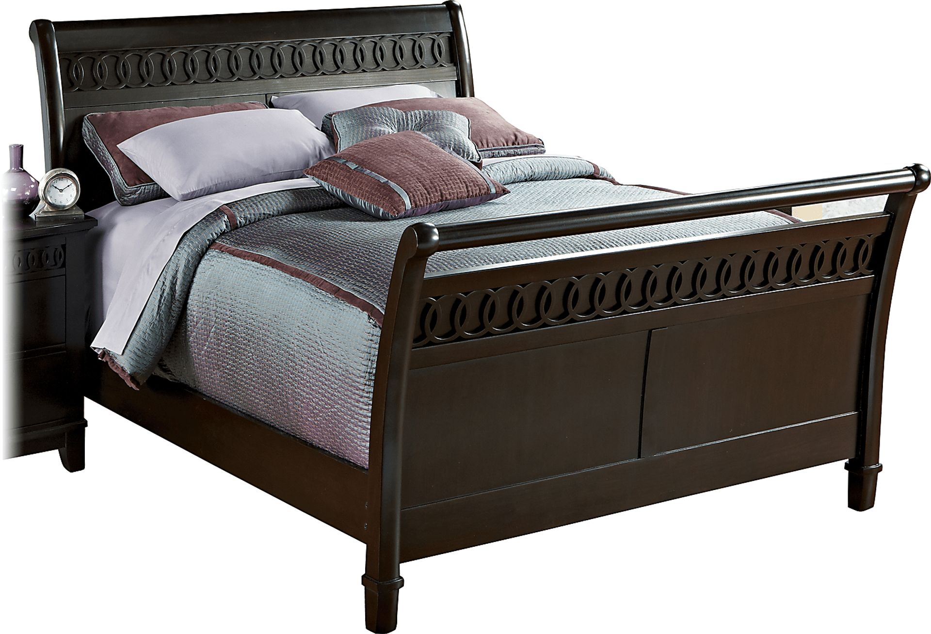 Columbus Circle Sleigh 3 Pc Queen Bed - Image 1