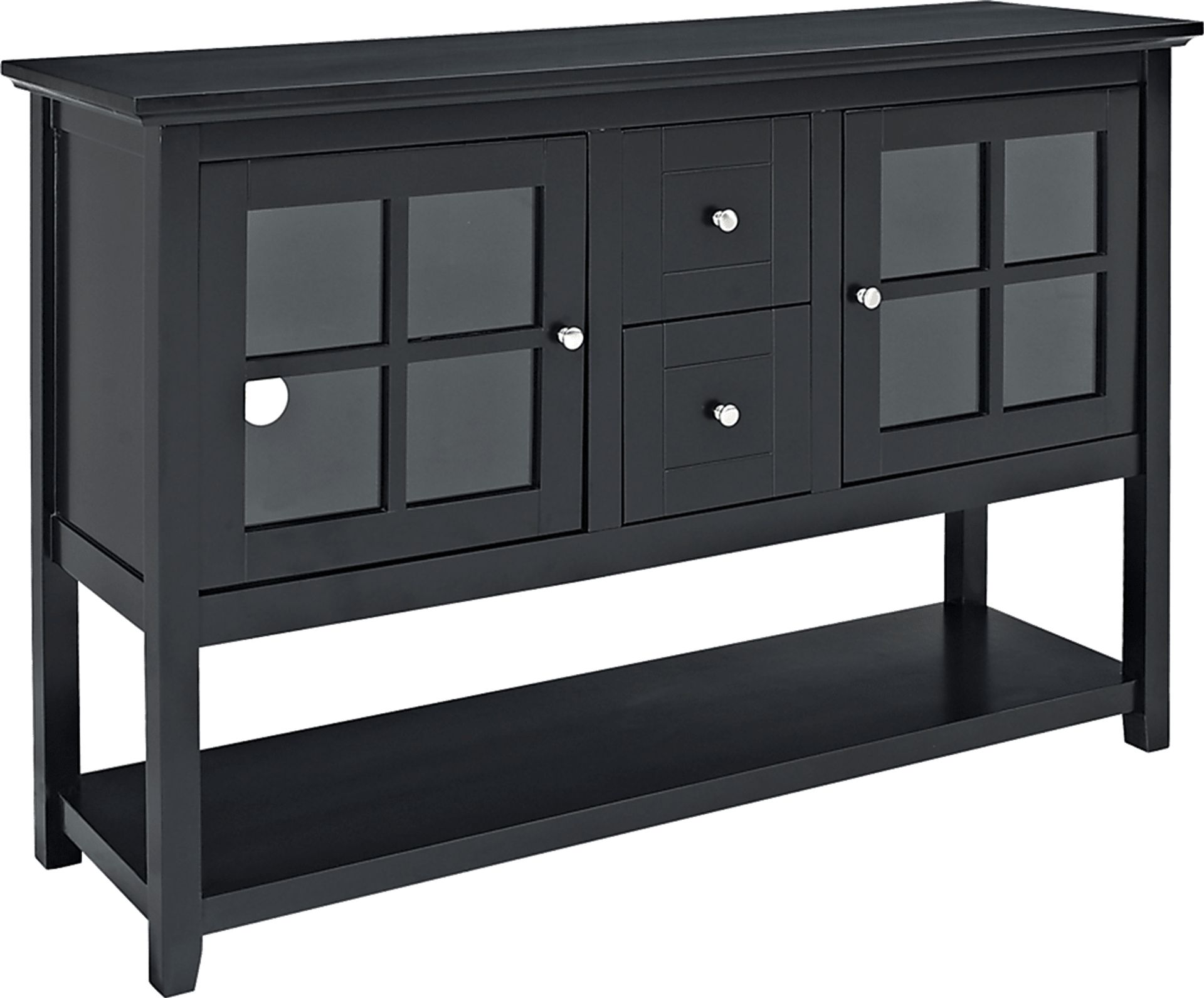 Columby Black Buffet 52 in. Console Table - Image 1