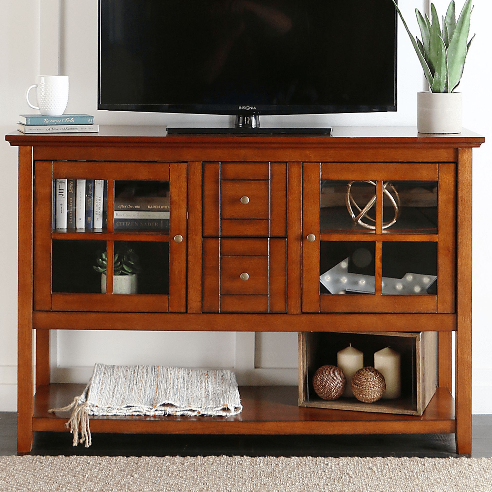 Columby Brown Buffet 52 in. Console Table - Image 2