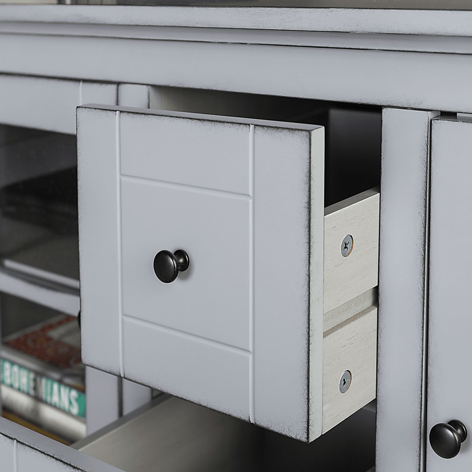 Columby Gray Buffet 52 in. Console Table - Image 6
