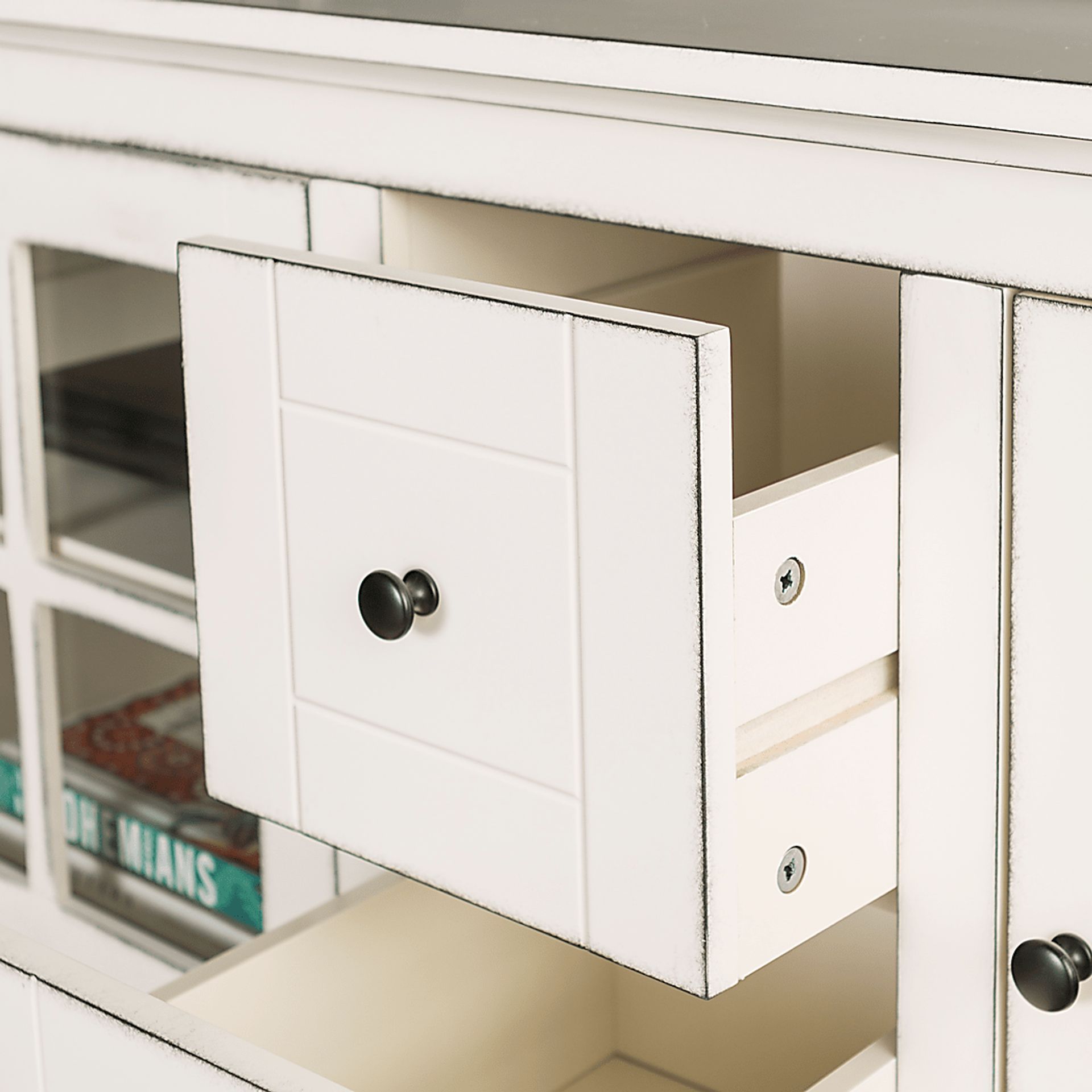 Columby Off-White Buffet 52 in. Console Table - Image 4
