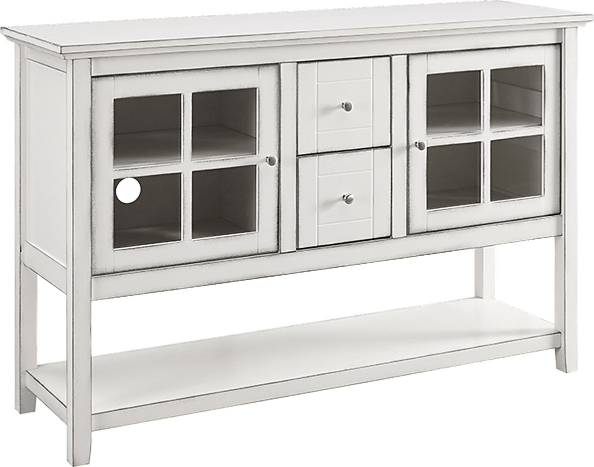 Columby Off-White Buffet 52 in. Console Table