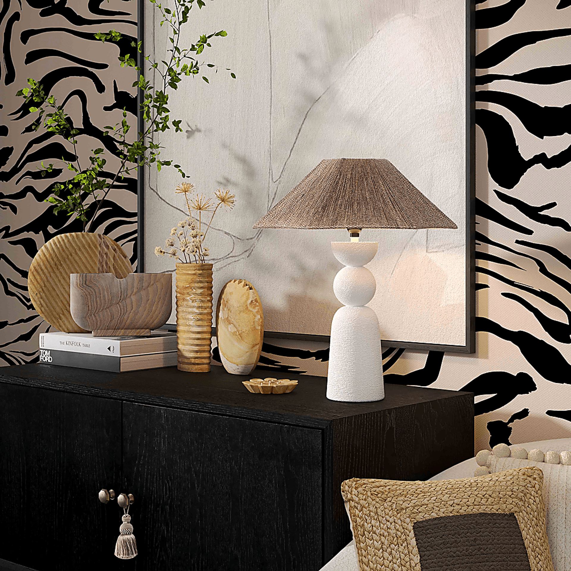 Colvinhurst I Brown Vase - Image 2