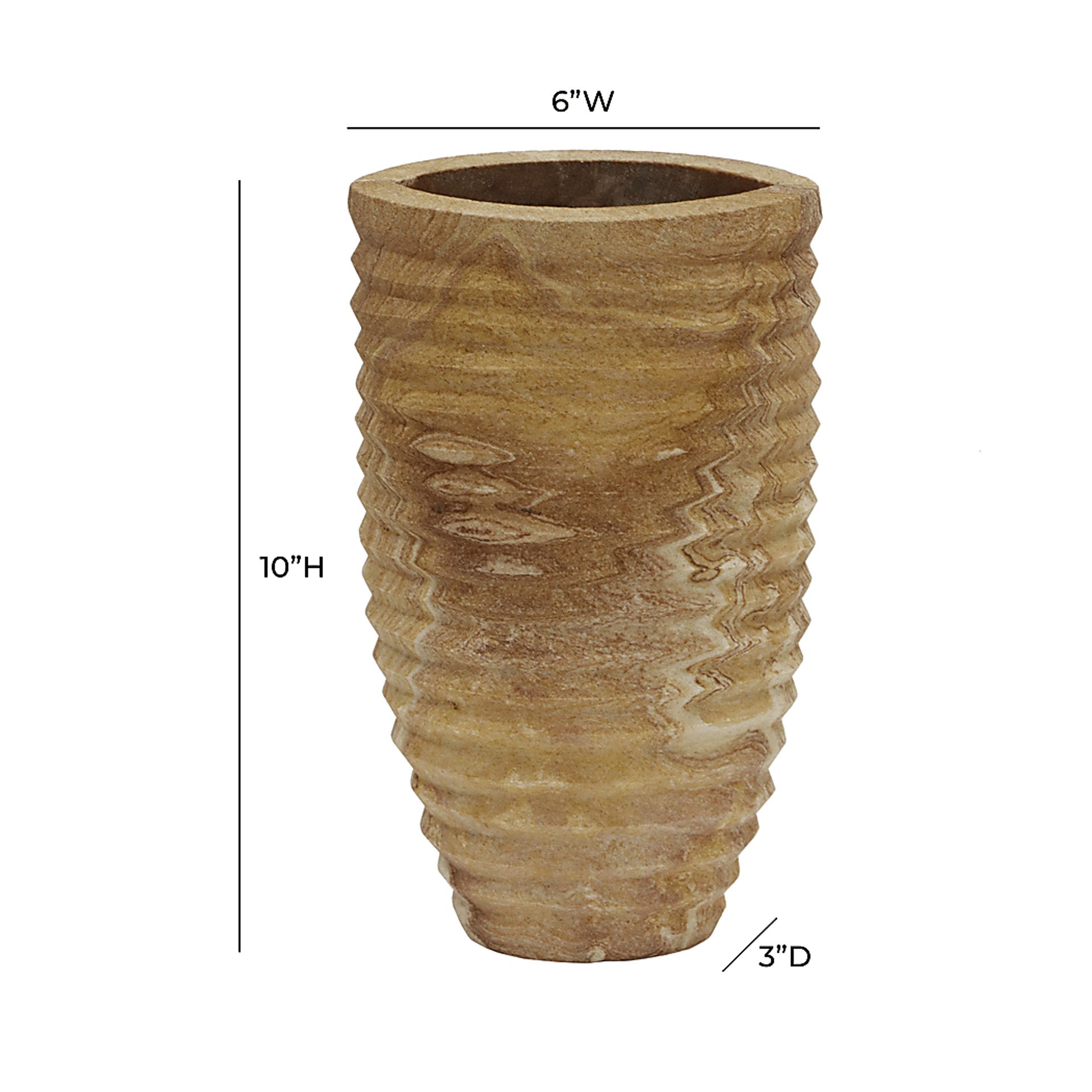 Colvinhurst II Brown Vase - Image 6