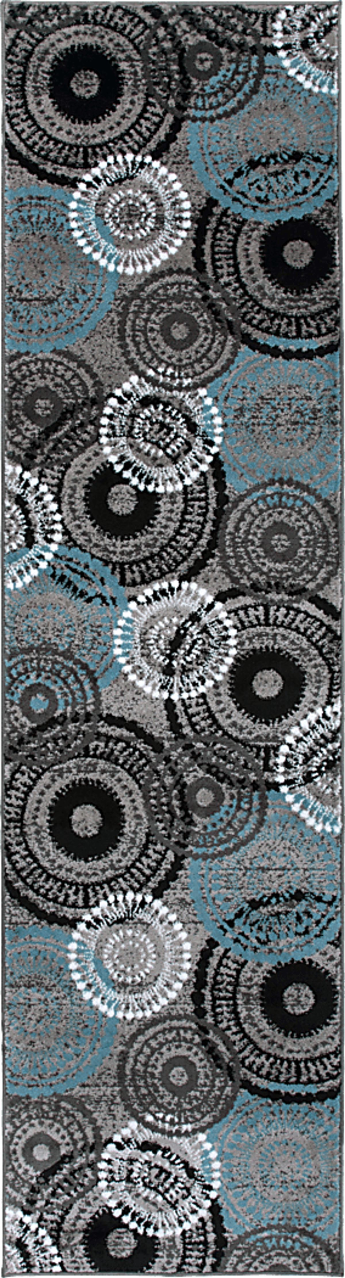 Colvyr Blue Rug | Rooms to Go
