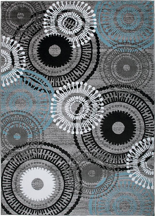 Colvyr Blue 5'3 x 7'3 Rug - Thumbnail - Image 1