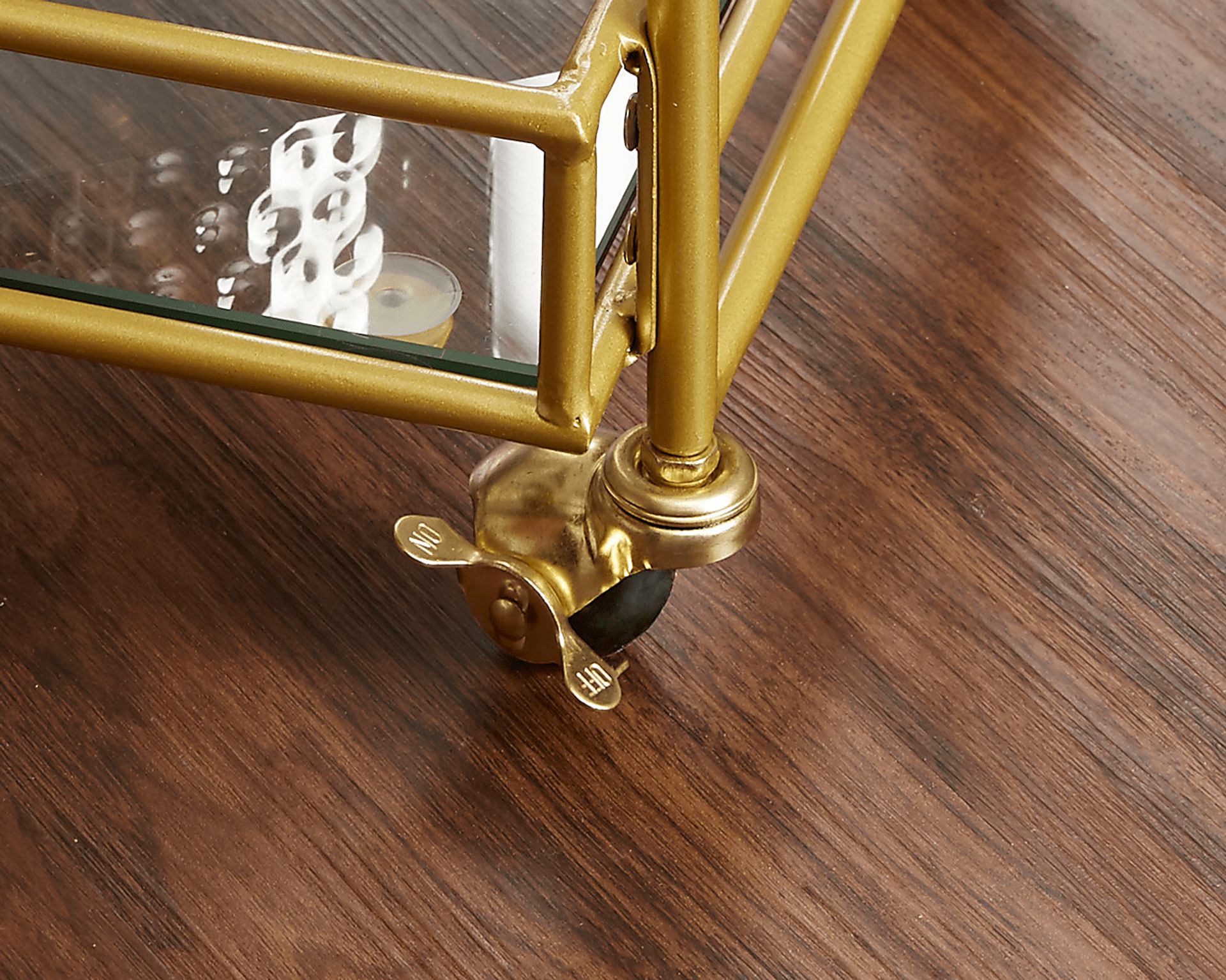 Colwyn Gold Bar Cart - Image 2