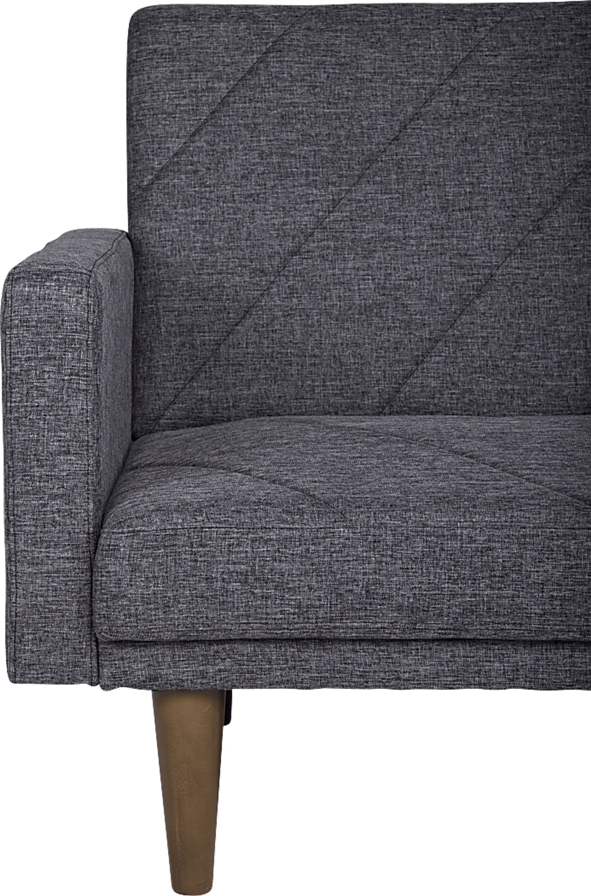 Colyer Dark Gray Futon - Image 6