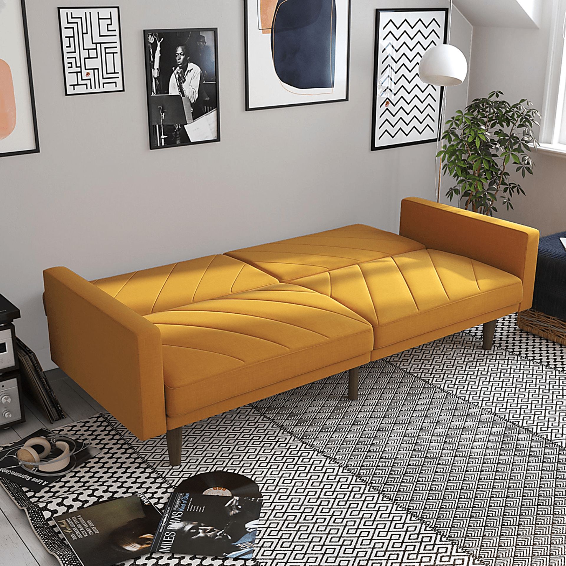 Colyer Mustard Futon - Image 10