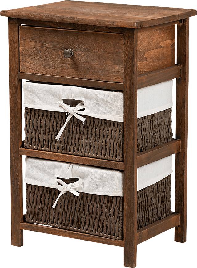 Comara Brown Nightstand - Thumbnail - Image 1