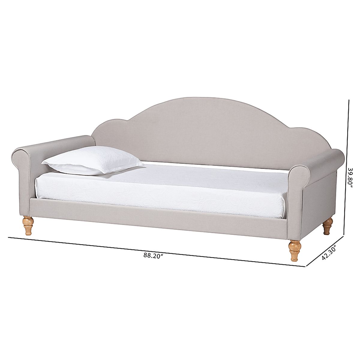 Comares Gray Twin Daybed