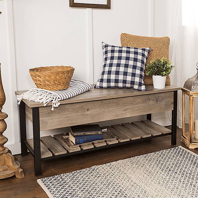 Commer Gray Bench - Thumbnail - Image 2