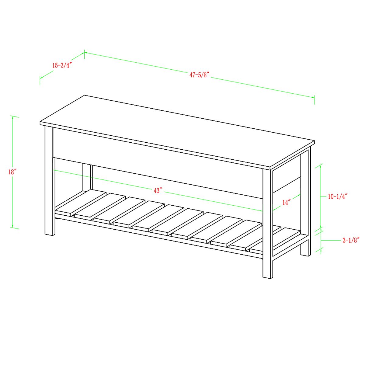 Commer Gray Bench | Rooms to Go