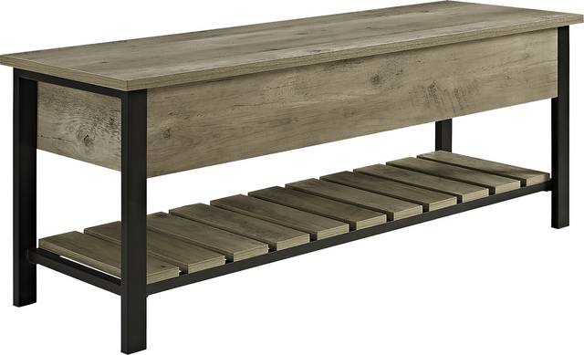 Commer Gray Bench - Thumbnail - Image 1
