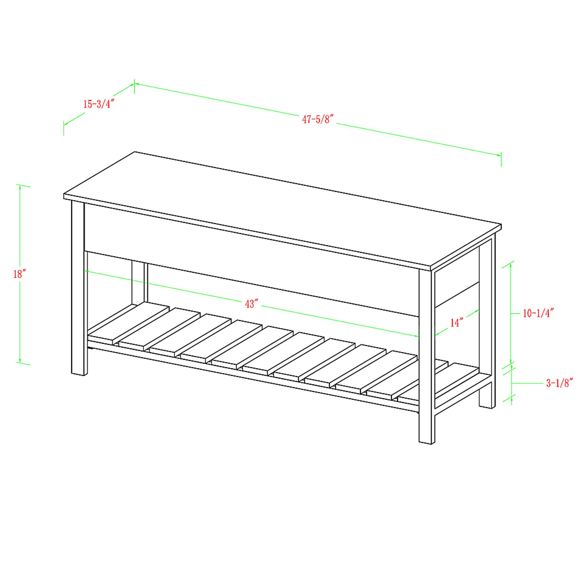 Commer White Bench - Image 7