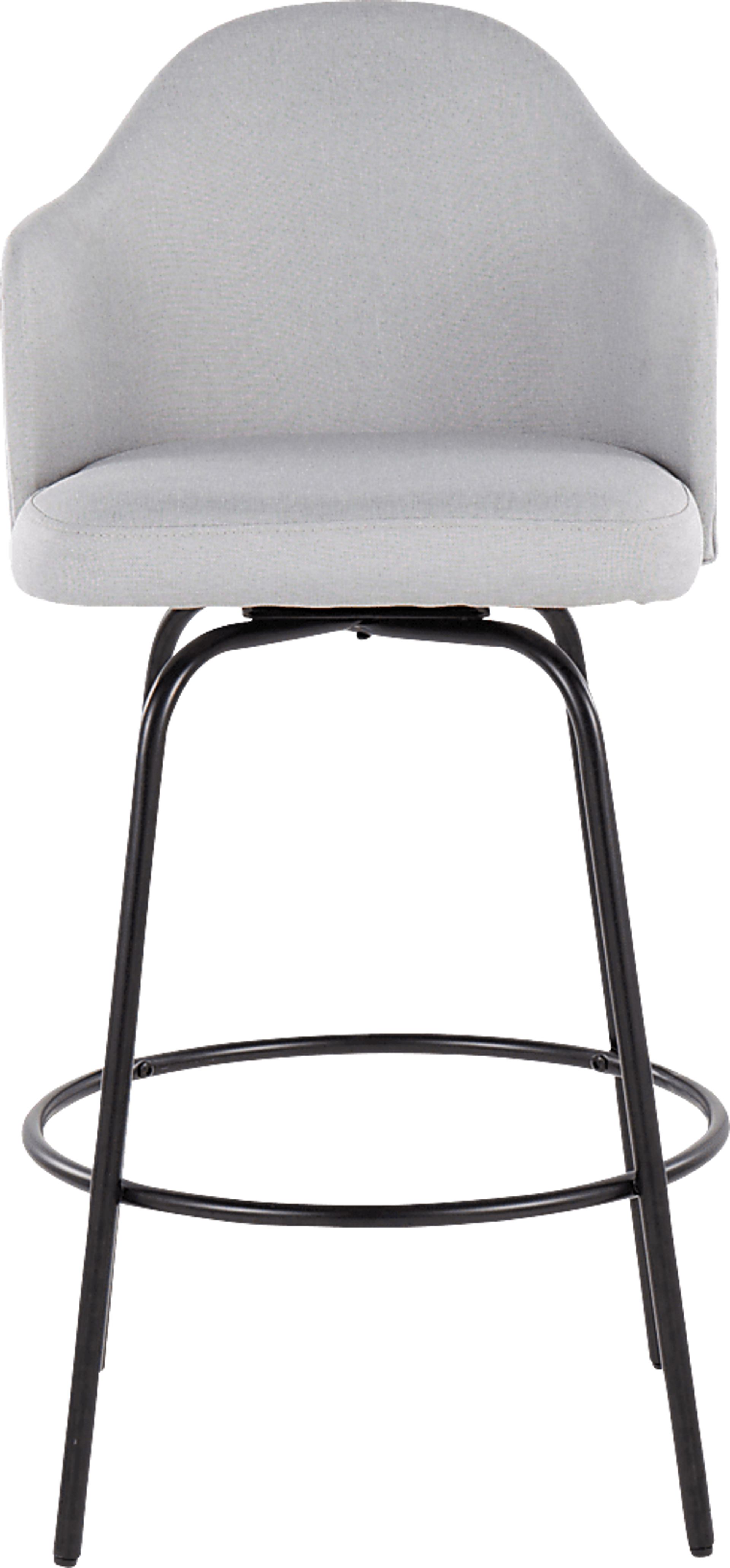 Comosa Light Gray Counter Height Stool, Set of 2 - Image 6