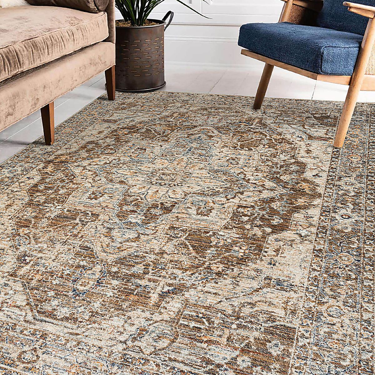Complin Brown Rugs | Rooms to Go