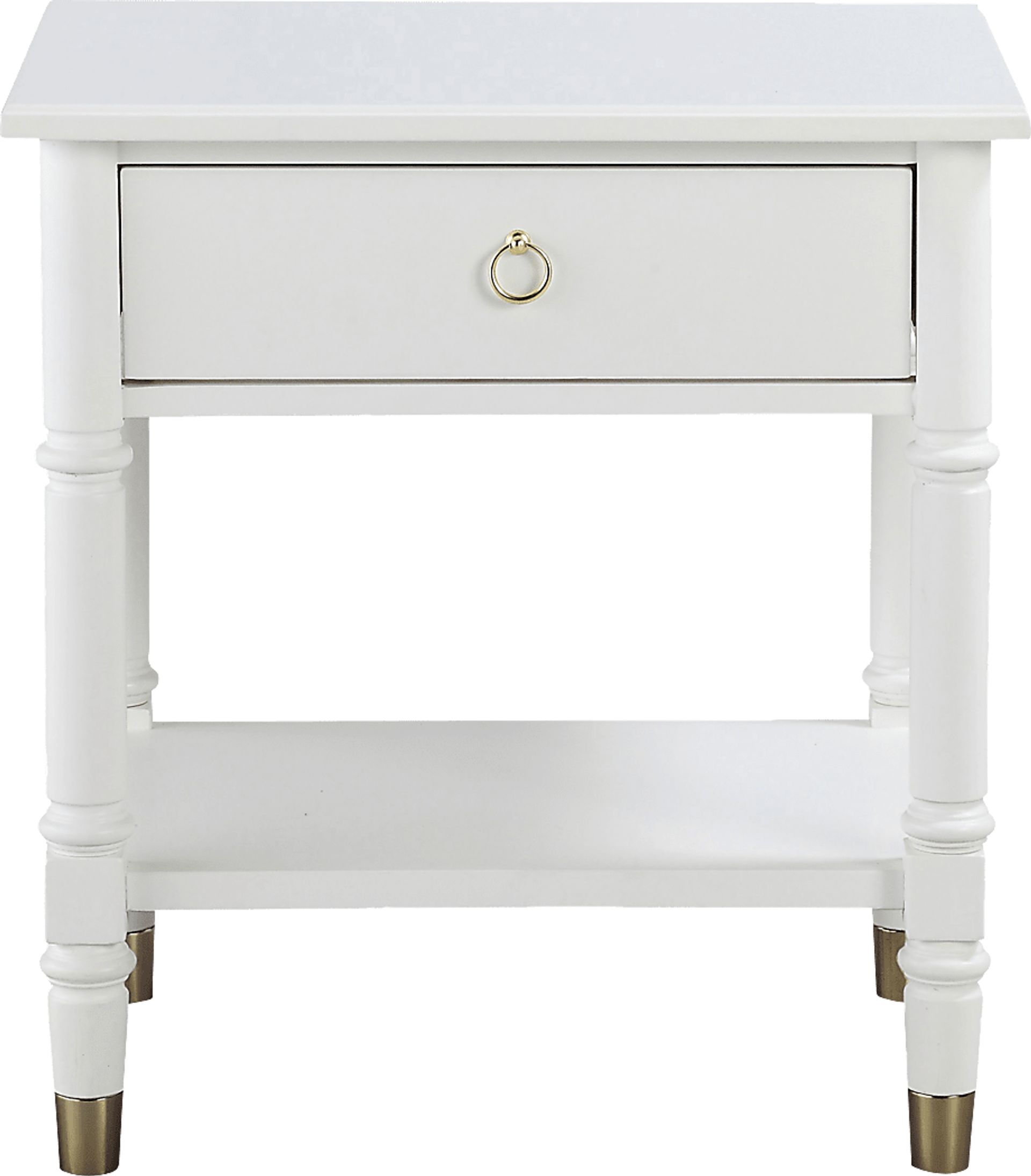 Compson White End Table - Image 2