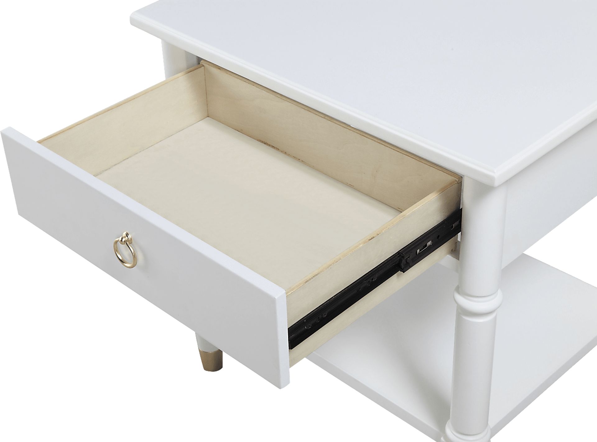 Compson White End Table - Image 3