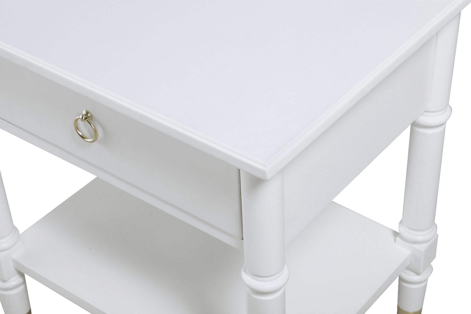 Compson White End Table - Image 4