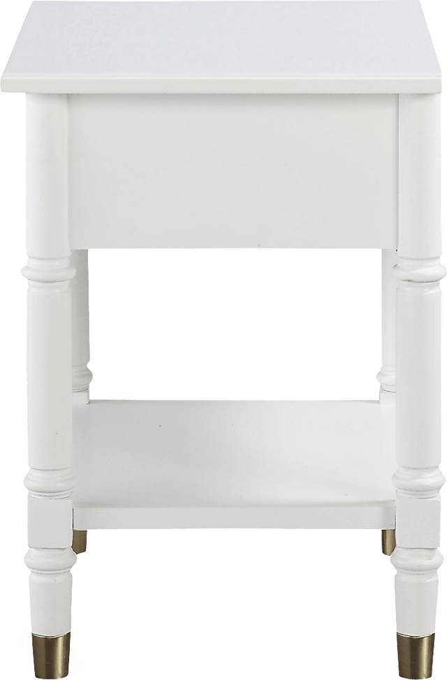 Compson White End Table - Thumbnail - Image 6