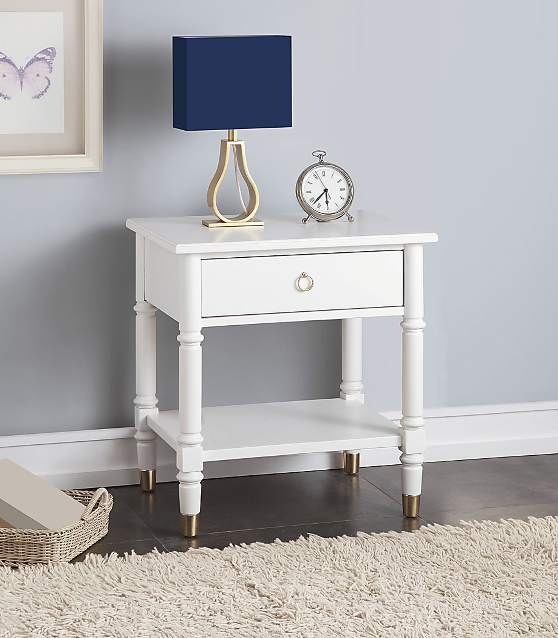 Compson White End Table - Image 8