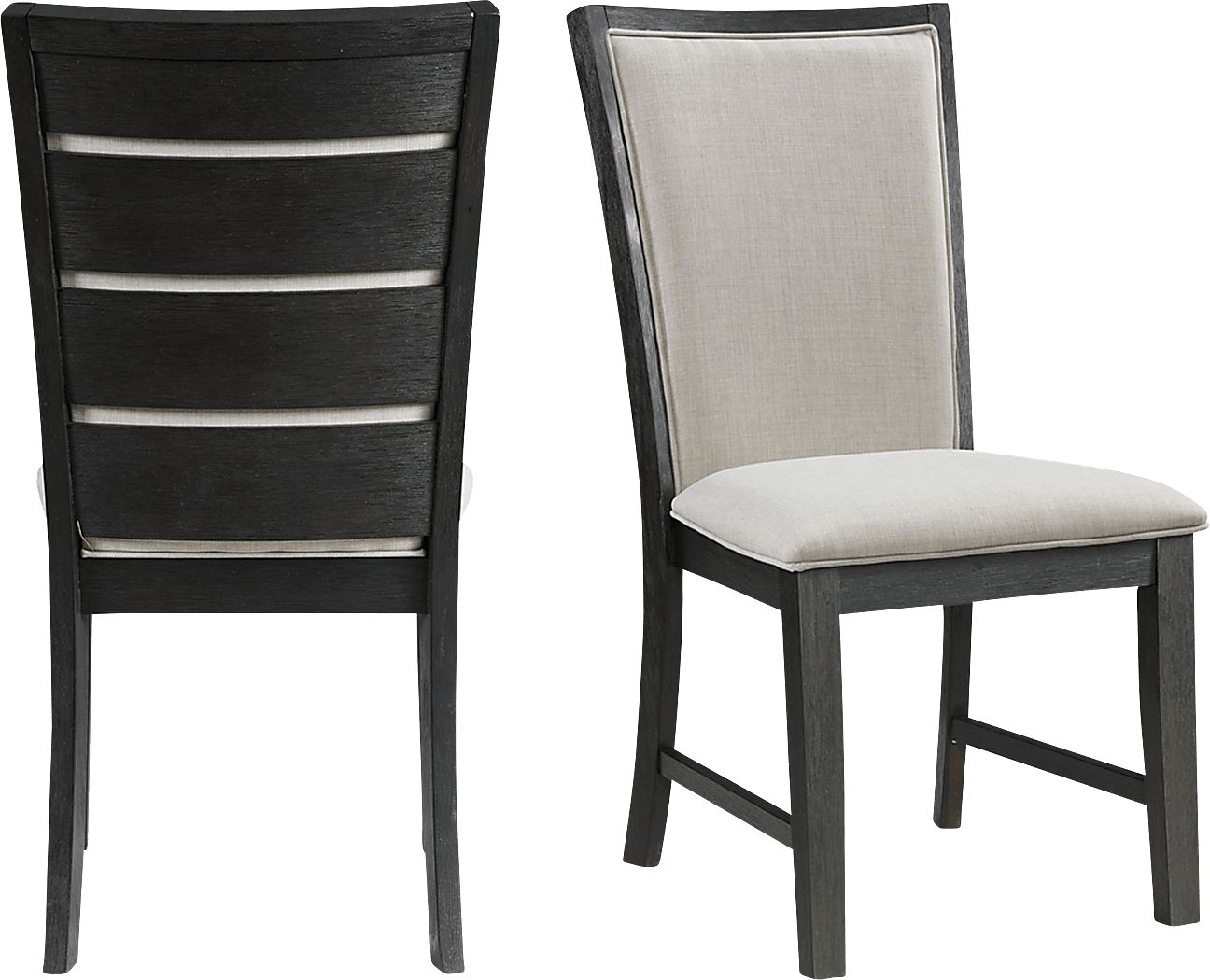 Comsne II Black Side Chair, Set of 2