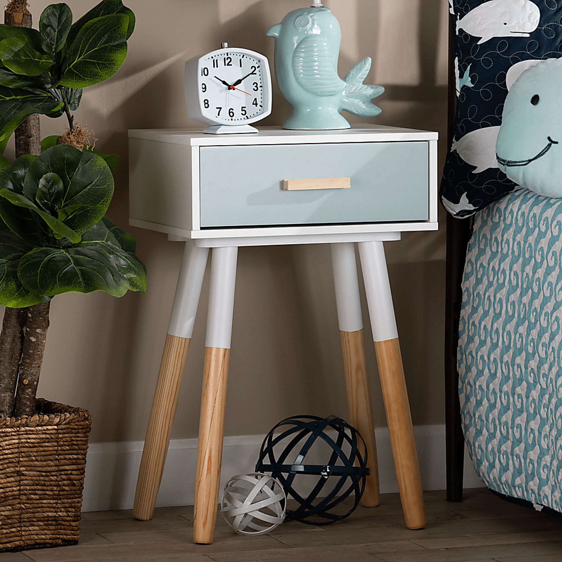 Comus White Nightstand - Image 7