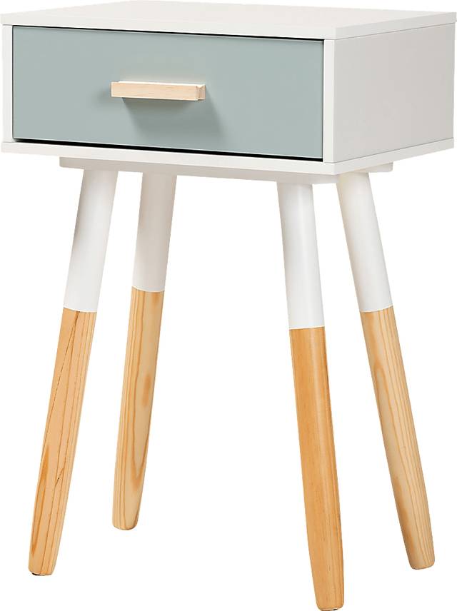 Comus White Nightstand - Thumbnail - Image 1