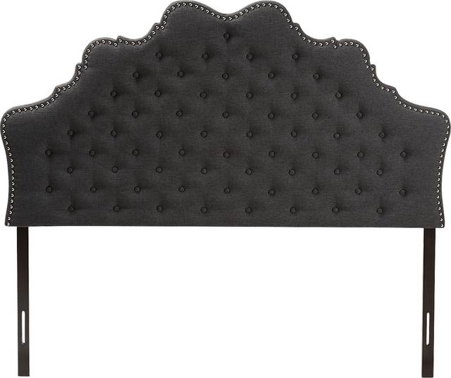Conagra Charcoal King Upholstered Headboard - Thumbnail - Image 1