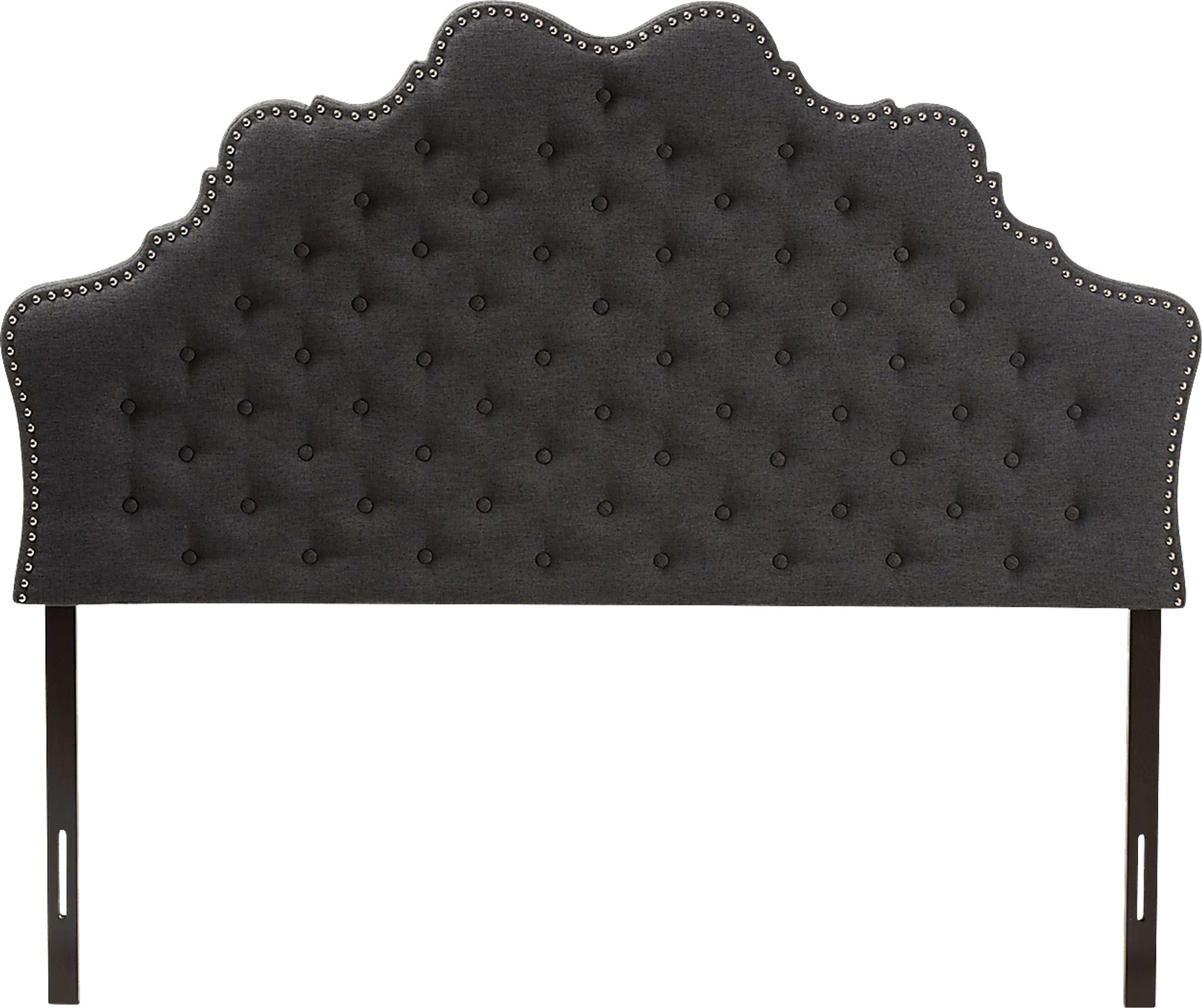 Conagra Charcoal Queen Upholstered Headboard - Image 1