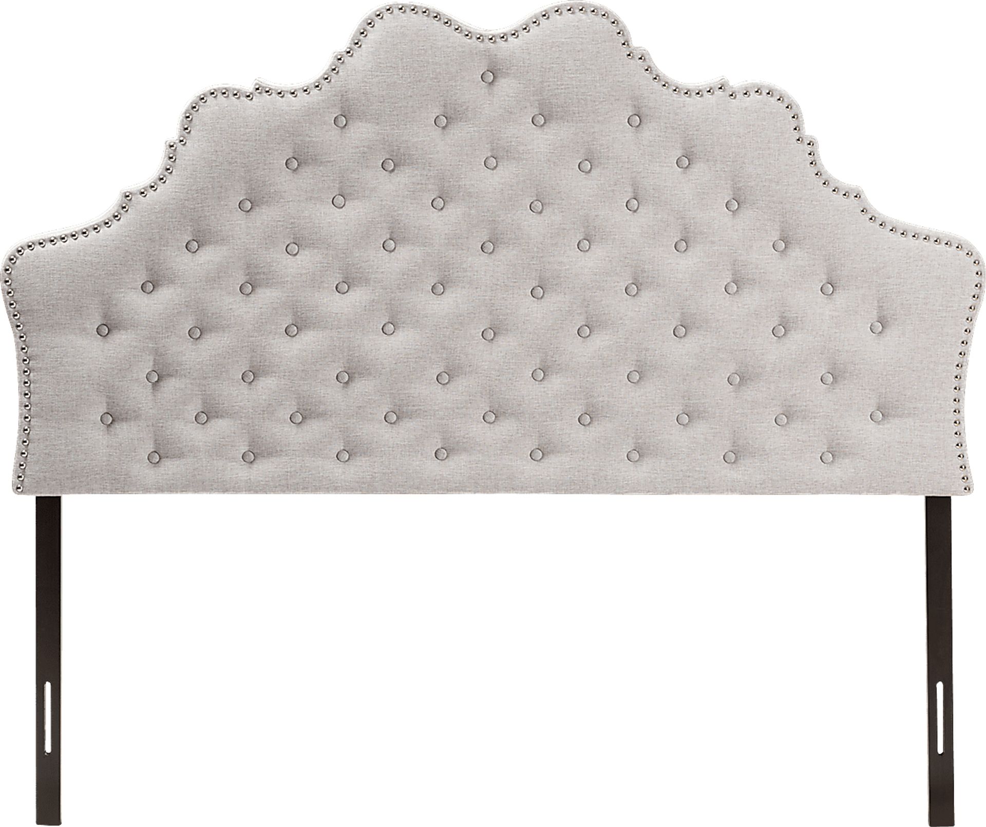 Conagra Gray Queen Upholstered Headboard - Image 1