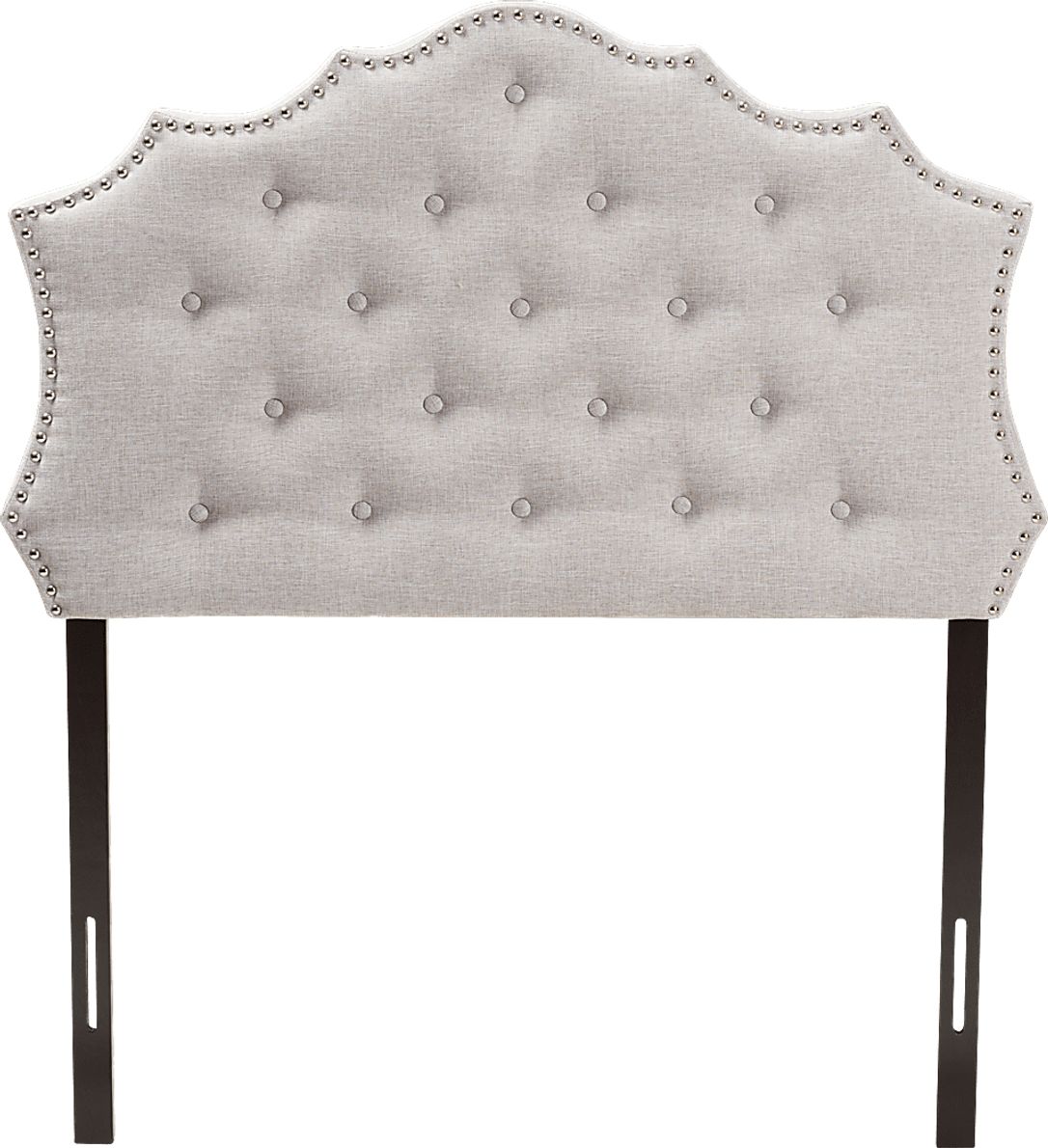 Conagra Gray Twin Upholstered Headboard