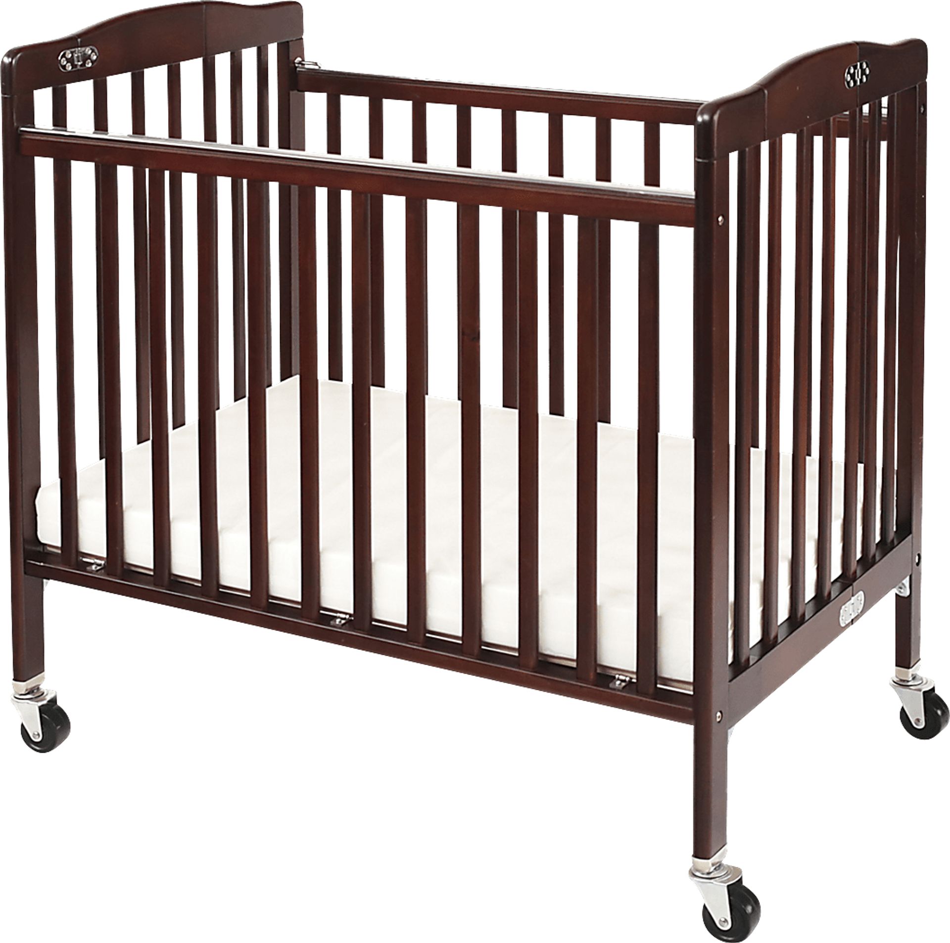 Conall Brown Cherry Mini Portable Folding Crib - Image 1