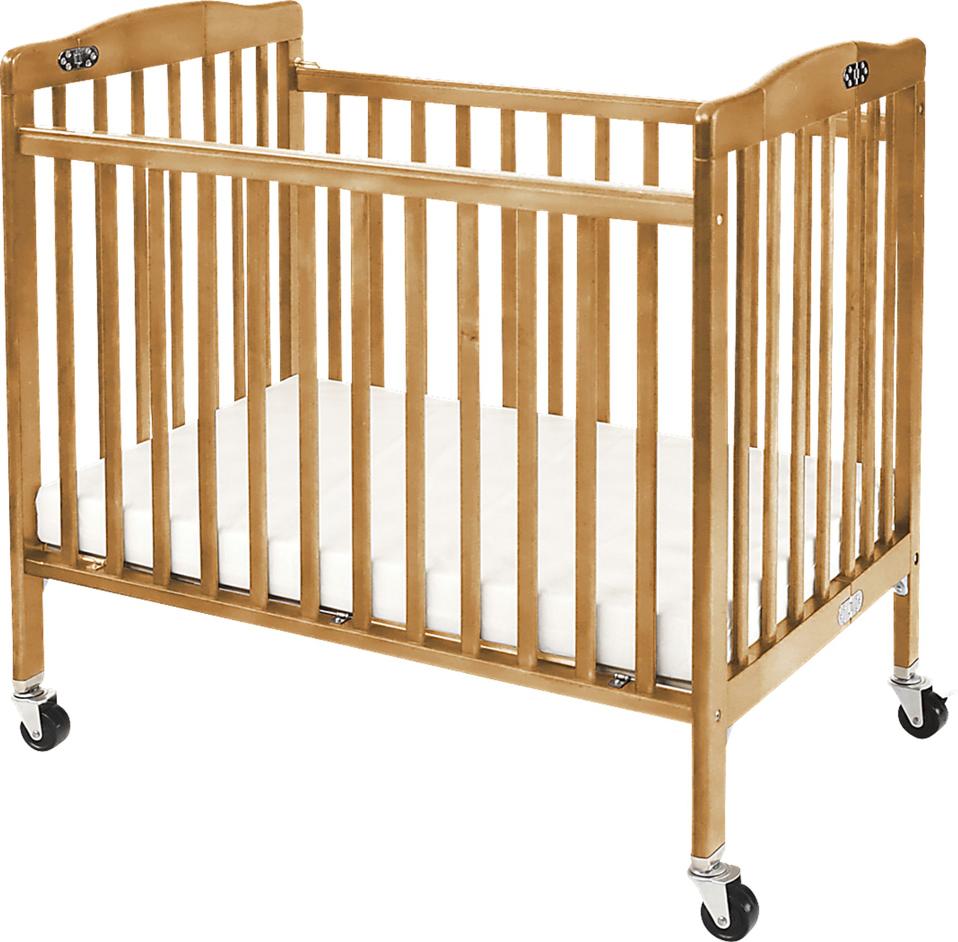 Conall Natural Mini Portable Folding Crib - Image 1