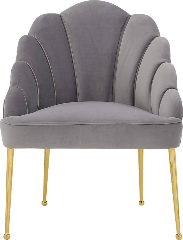 Concha Gray Accent Chair - Thumbnail - Image 2