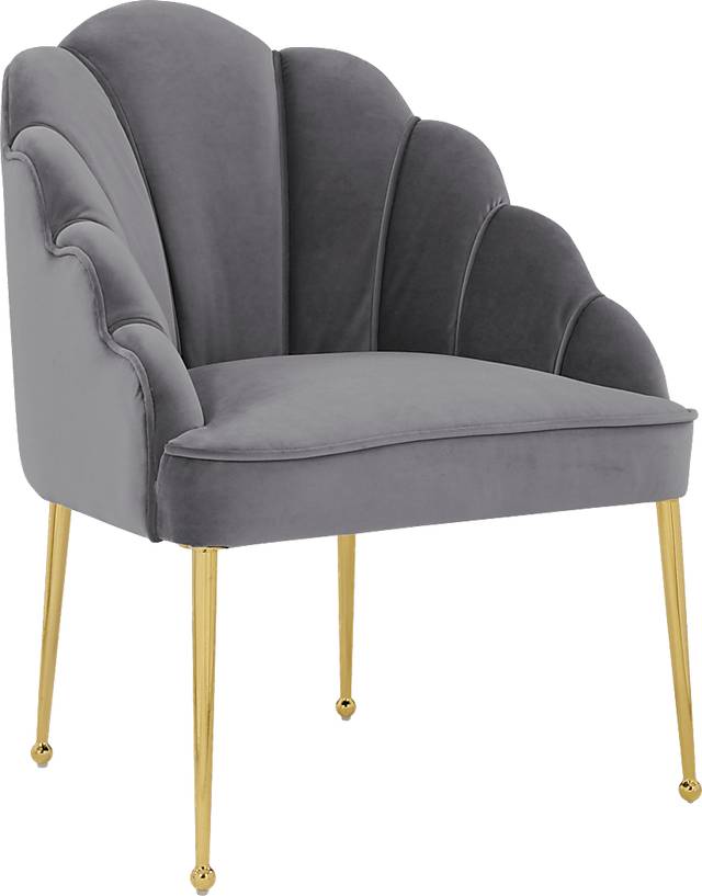 Concha Gray Accent Chair - Thumbnail - Image 1
