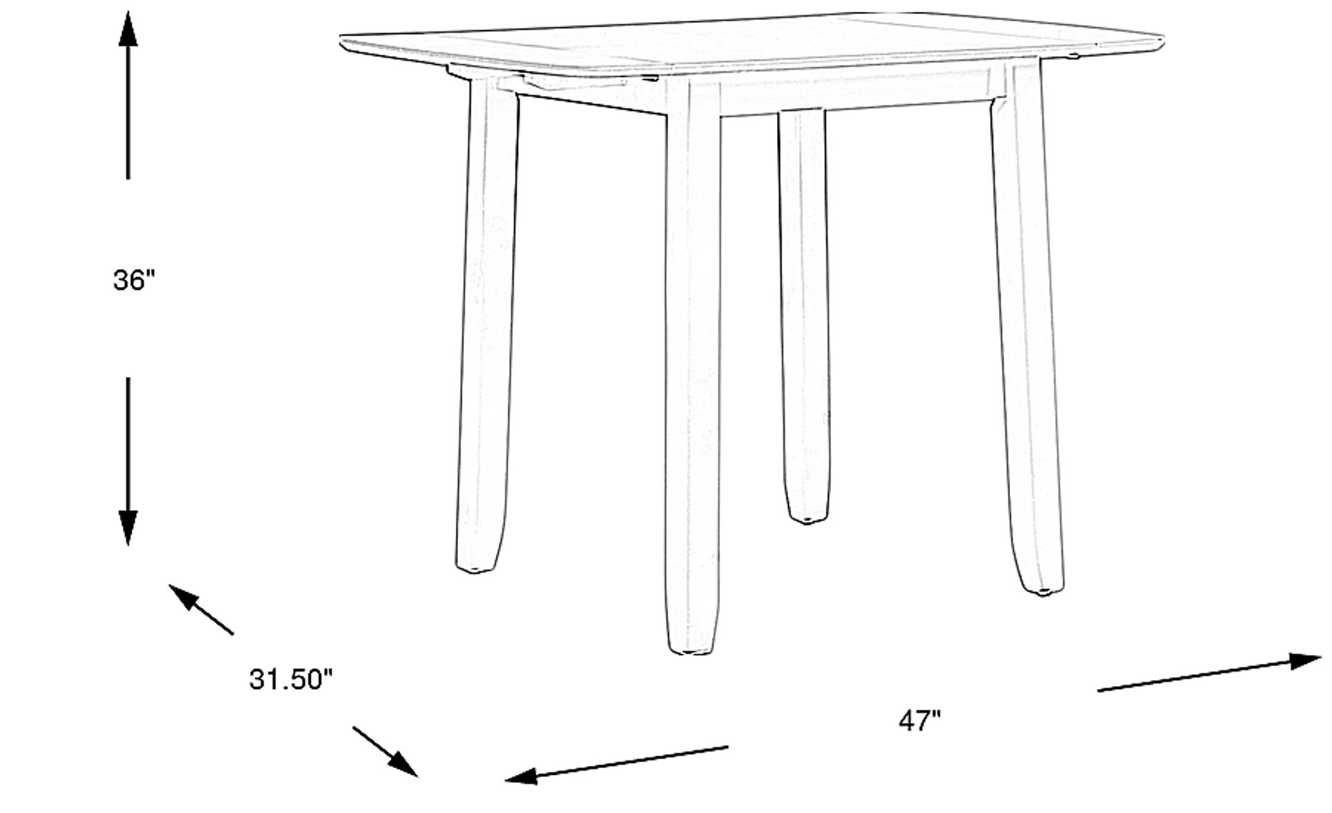 Dimension Image. Please refer to the Dimension Tab on this page for dimension details.