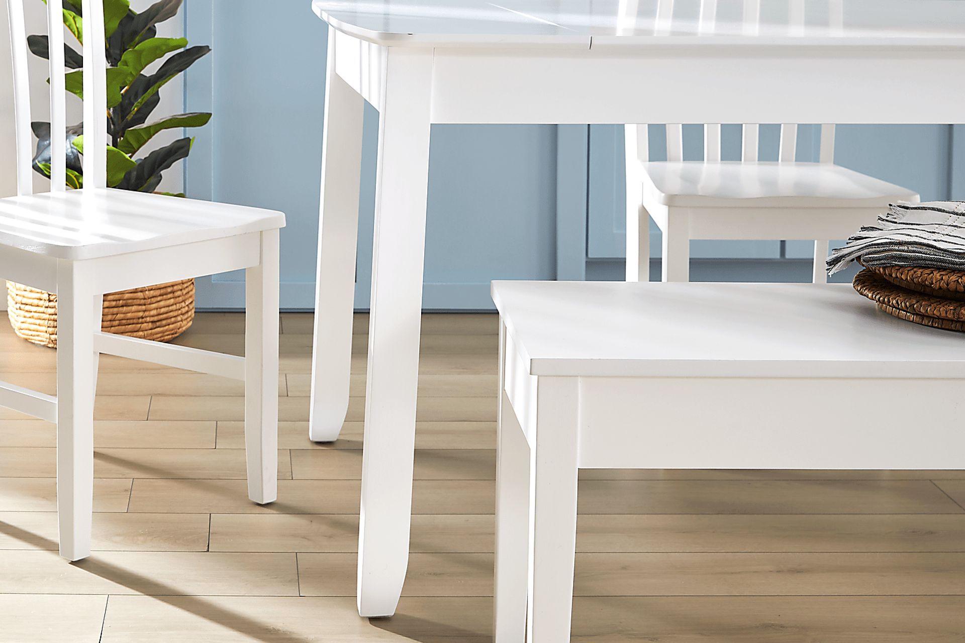 Concord White Storage Dining Table - Image 5