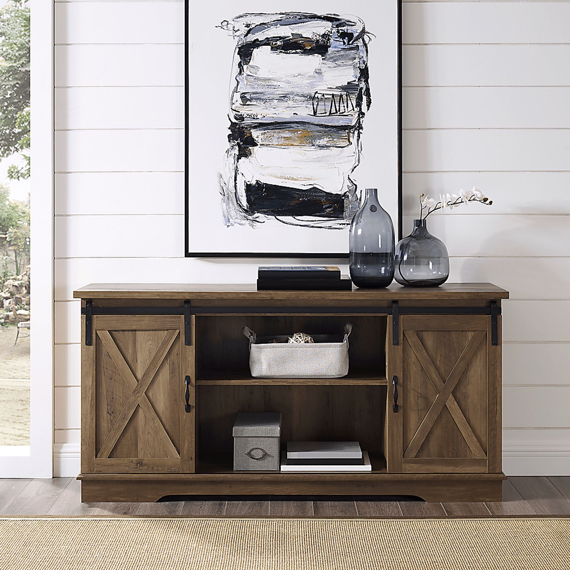 Coneflower Brown 58 in. Console - Image 4
