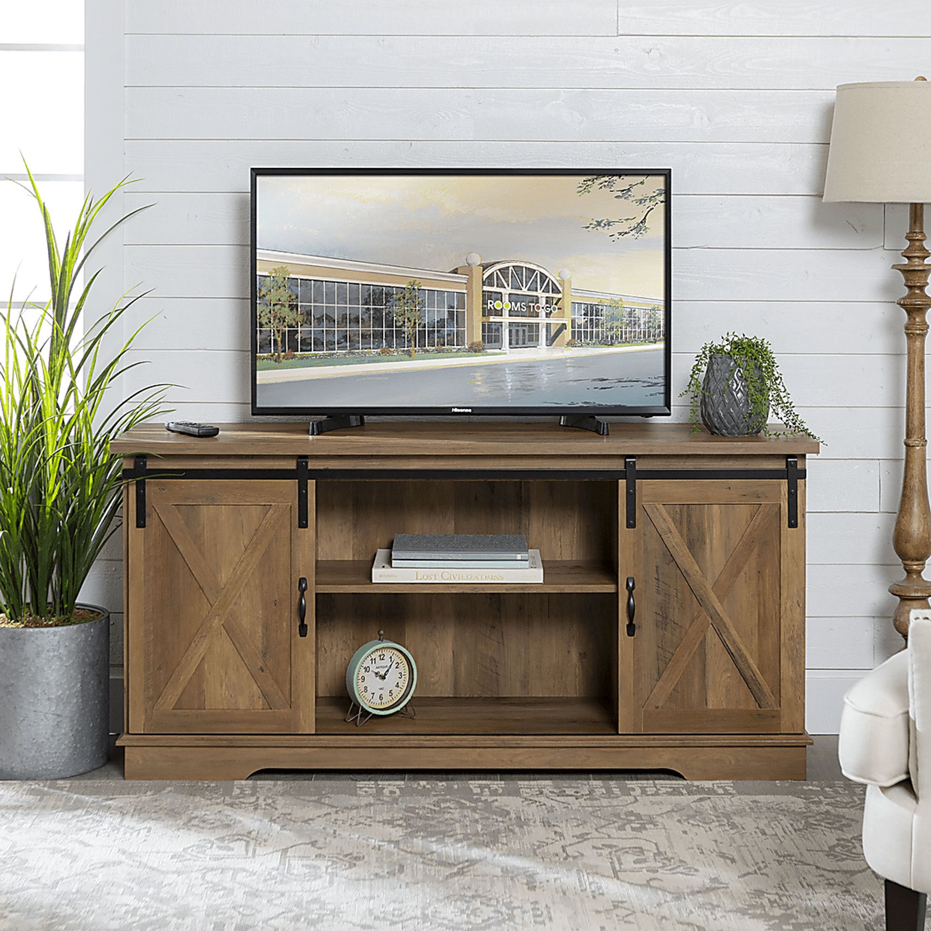 Coneflower Brown 58 in. Console - Image 5