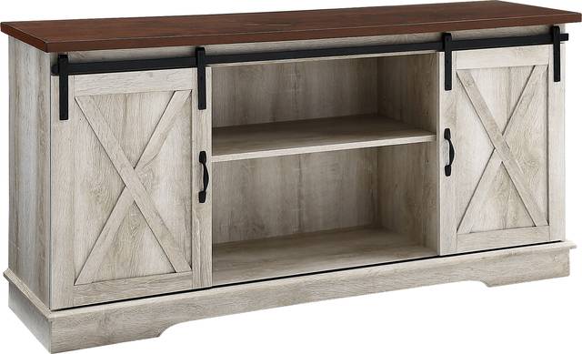 Coneflower Oak 58 in. Console - Thumbnail - Image 1