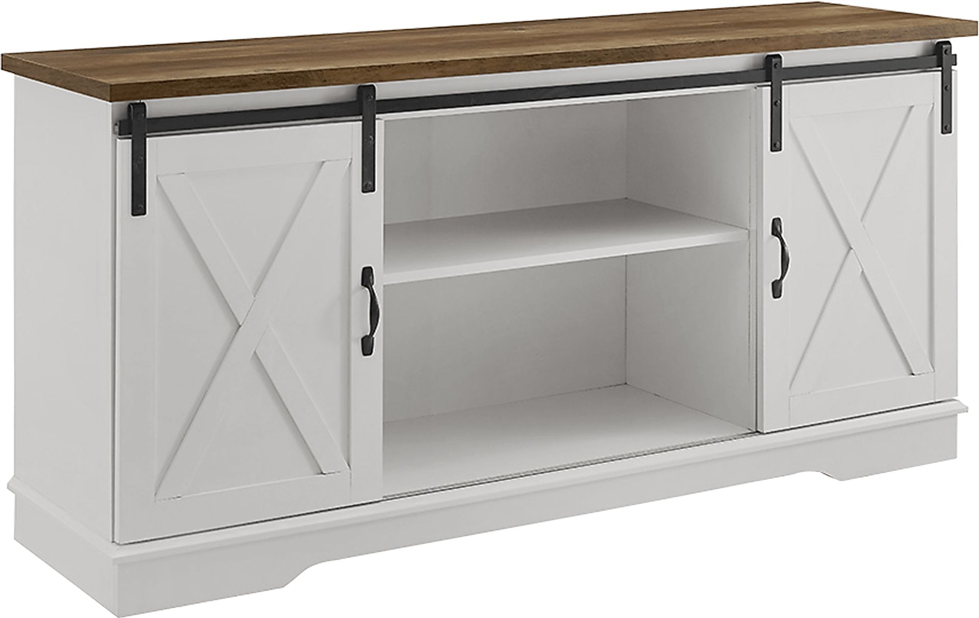 Coneflower White 58 in. Console - Image 1