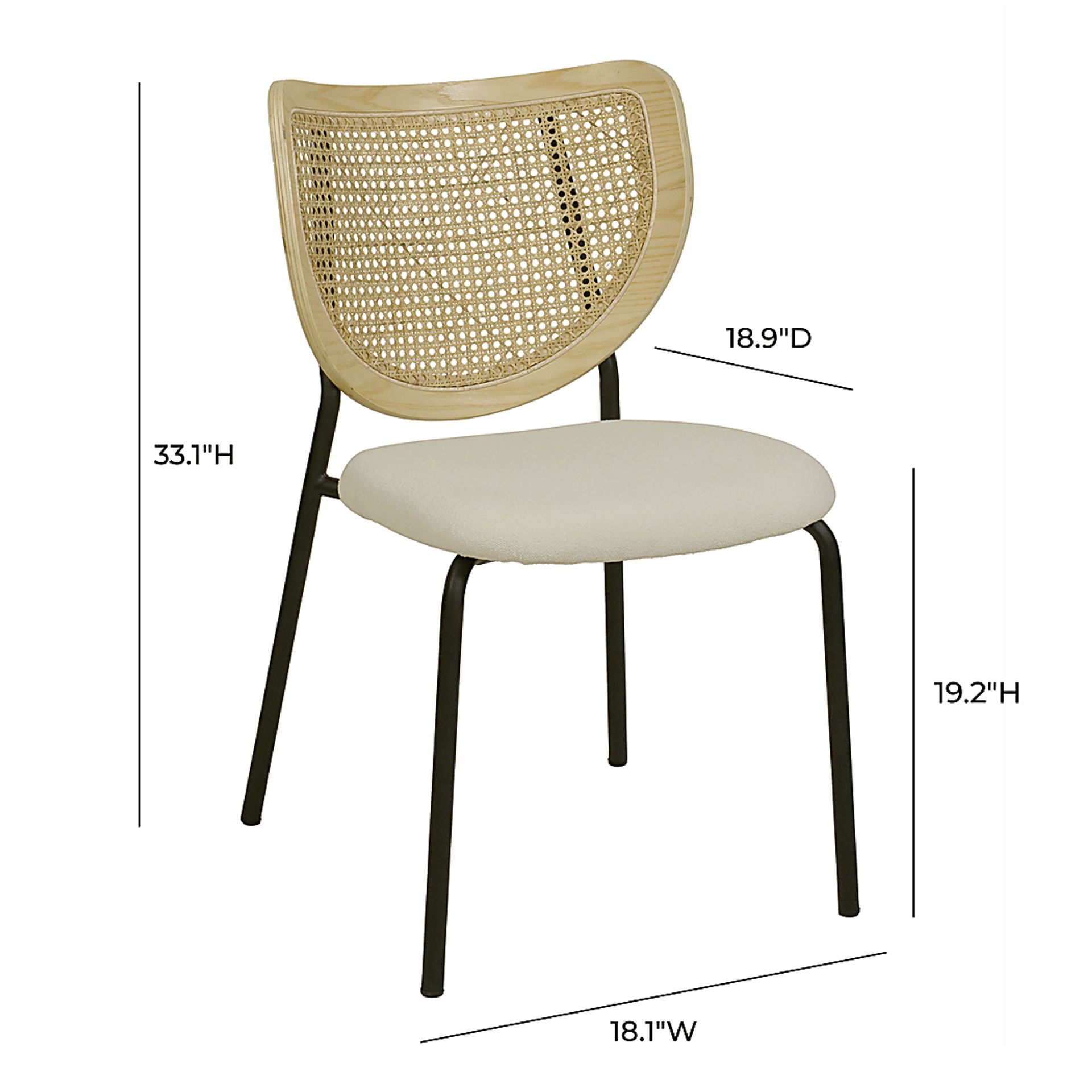 Congaree Natural Dining Chair, Set of 2 - Image 7