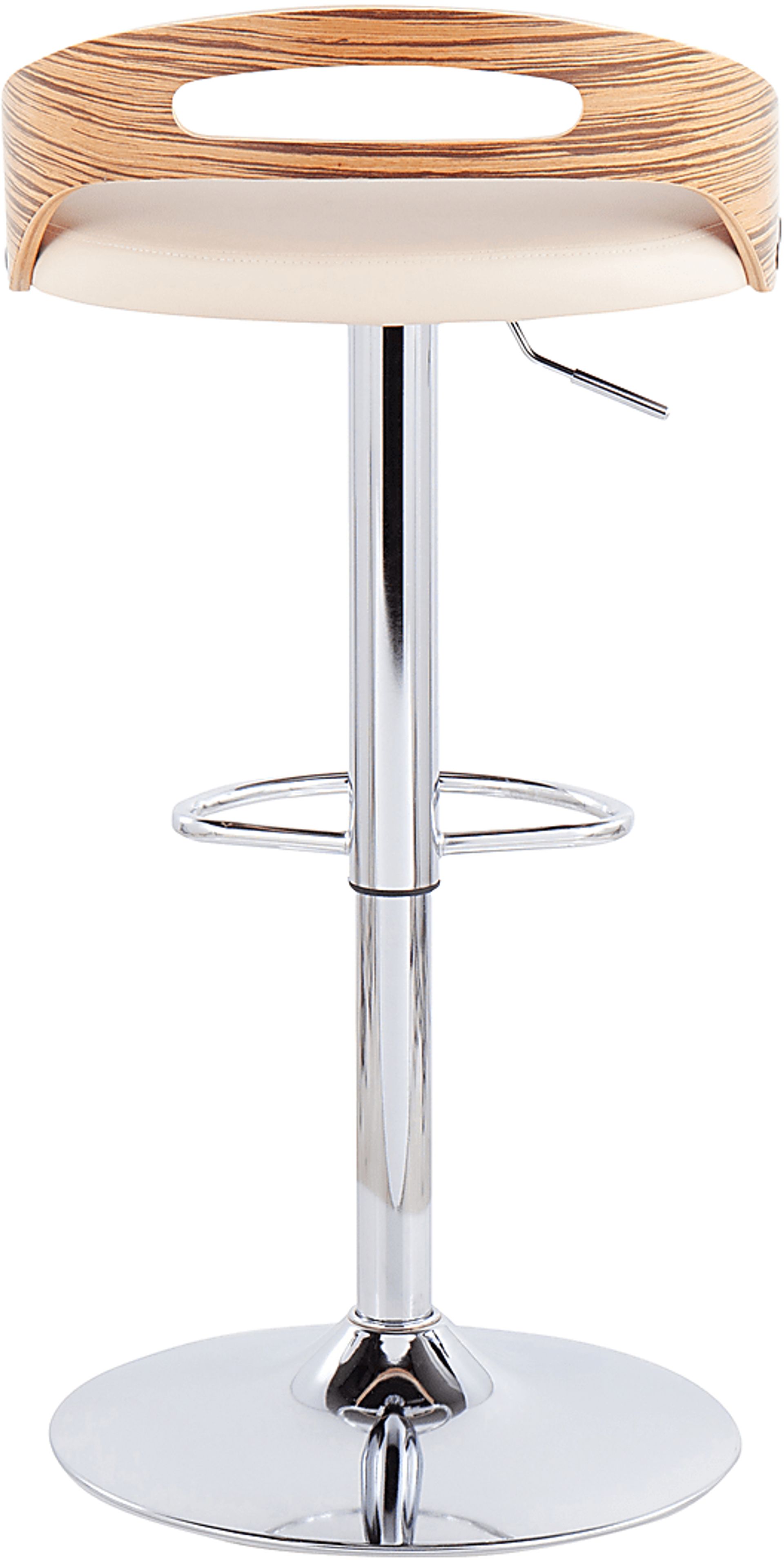 Congreve Cream Adjustable Swivel Barstool - Image 4