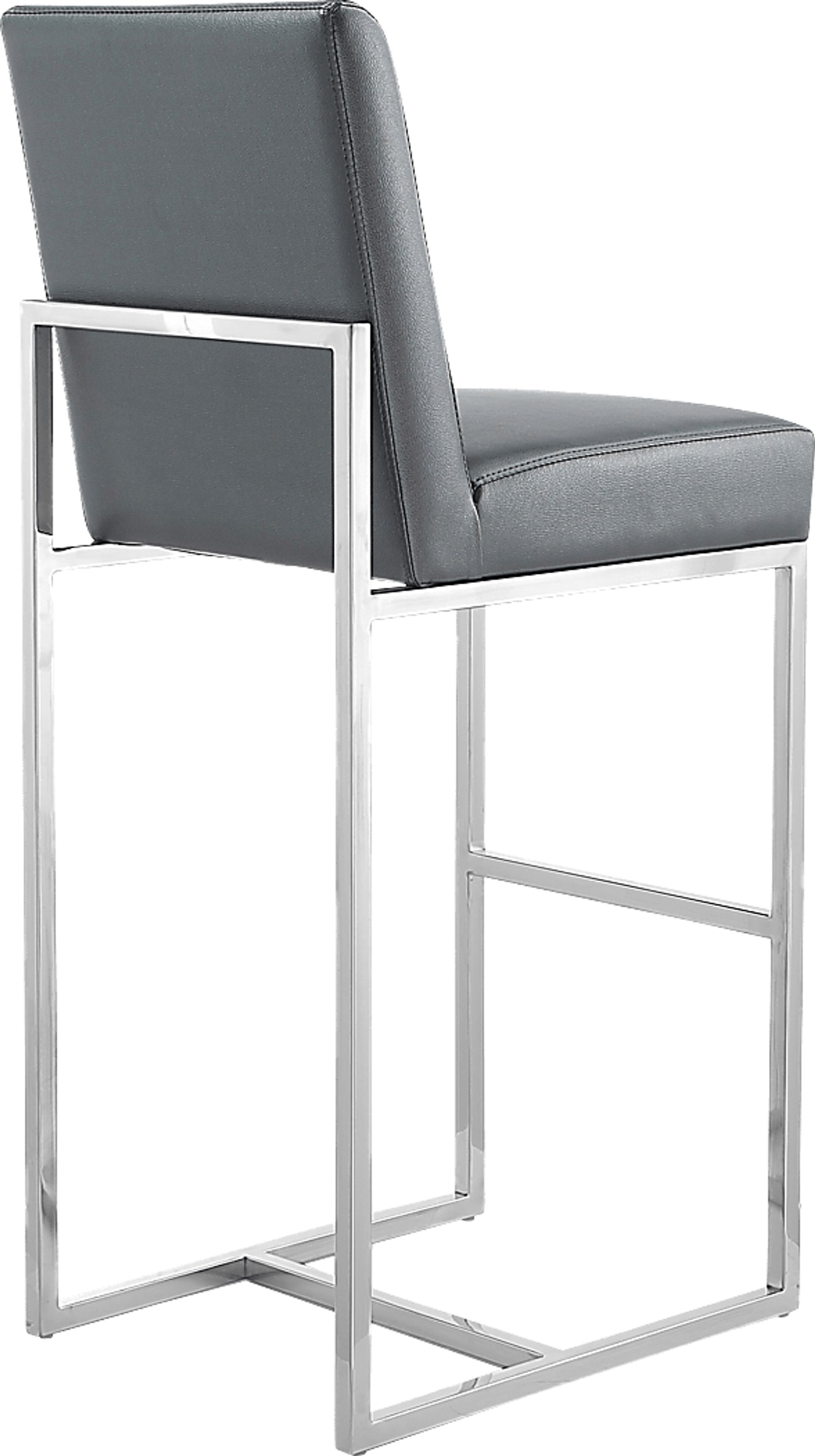 Congreve Gray Barstool - Image 4