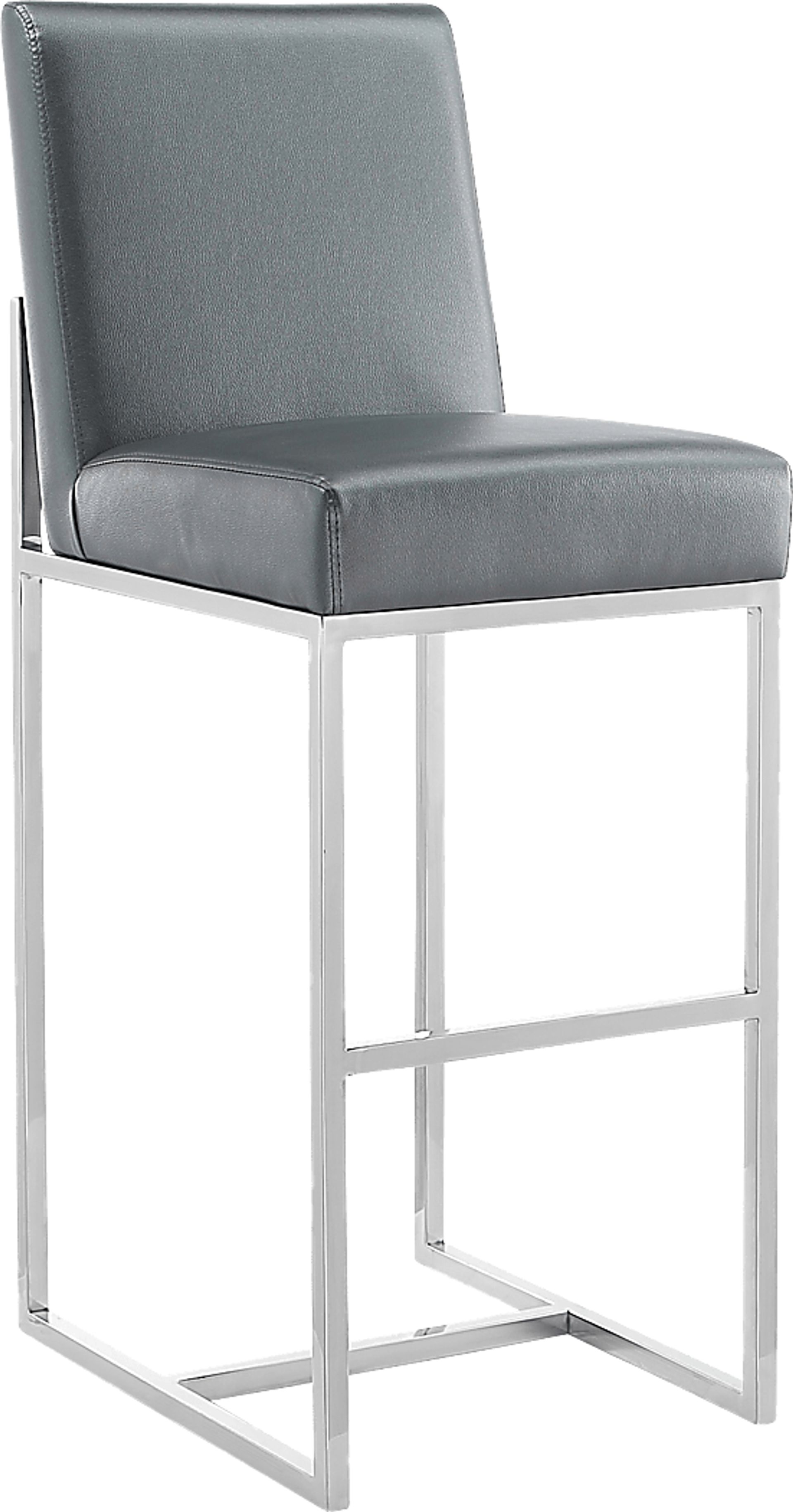 Congreve Gray Barstool - Image 1