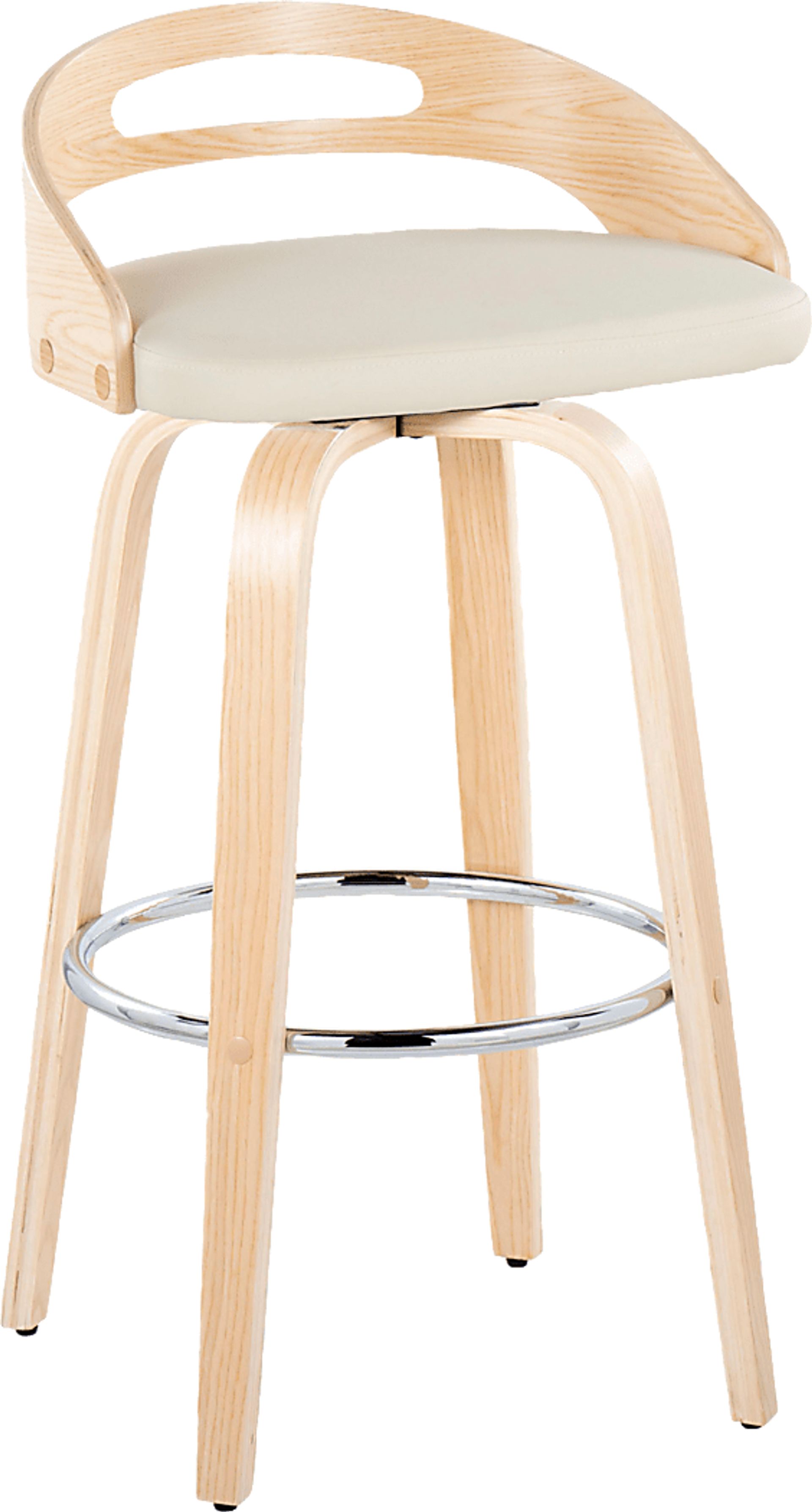 Congreve IV Cream Barstool, Set of 2 - Image 6