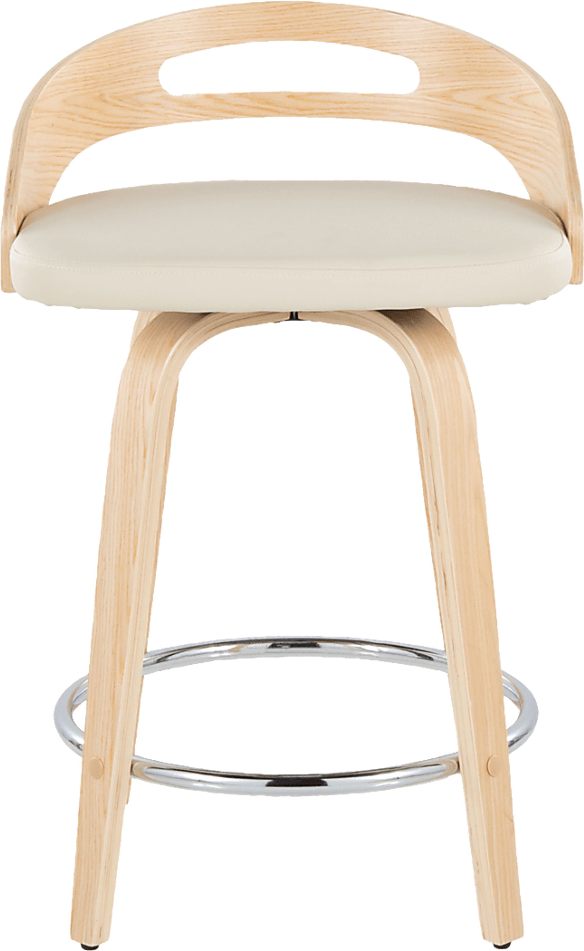 Congreve IV Cream Swivel Counter Height Stool, Set of 2 - Image 10